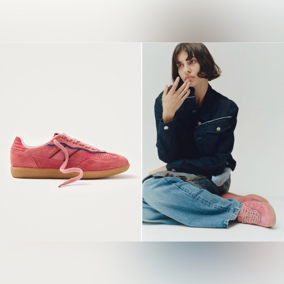 ALOHAS RIFE PINK LEATHER SNEAKERS - Picture 7 of 7